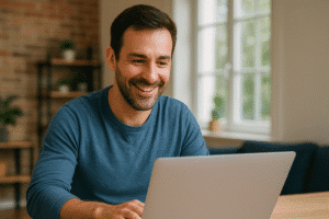 Empreendedor transformando sua paixão em um negócio online de sucesso