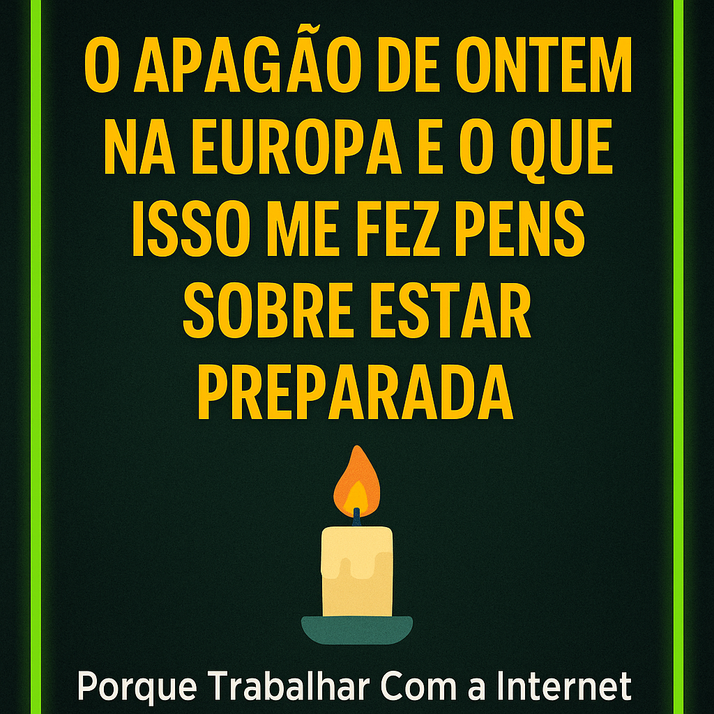 Apagão na Europa