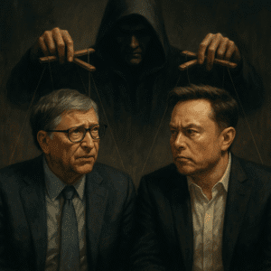 A falsa rivalidade entre bilionários e o controle silencioso da elite tecnocrática global.