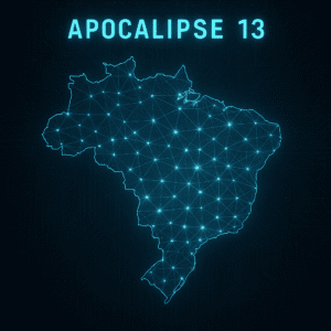 Monitoramento por reconhecimento facial nas ruas, simbolizando o avanço da vigilância e controle social no Brasil.